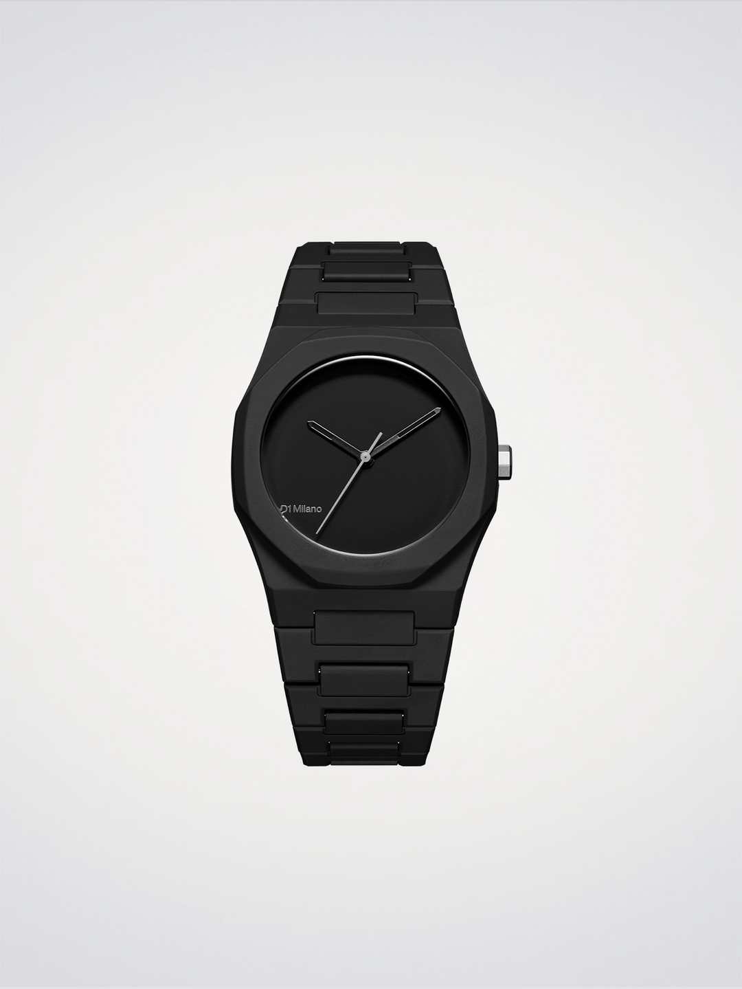 D1 Milano Black_01 Polycarbonat-Uhr 37 mm D1-PCBU07