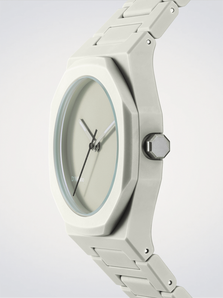 D1 Milano Grey_01 Polycarbon Watch 37mm D1-PCBU08
