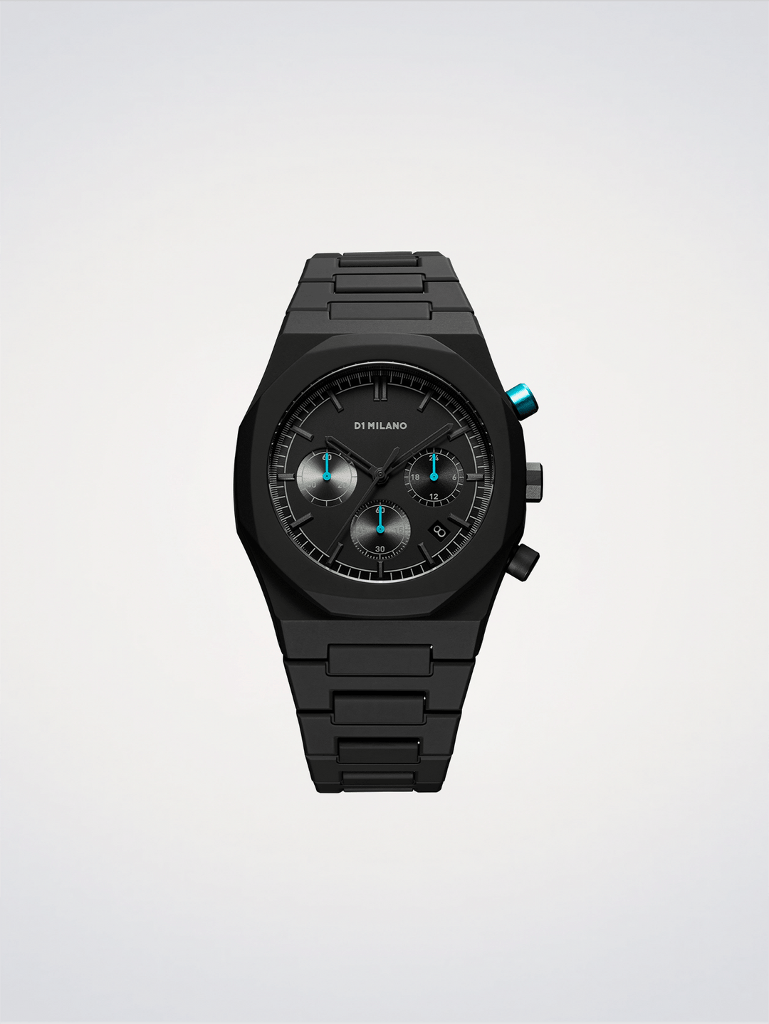 D1 Milano Charcoal Black Polychrono 40.5mm D1-PHBJ07