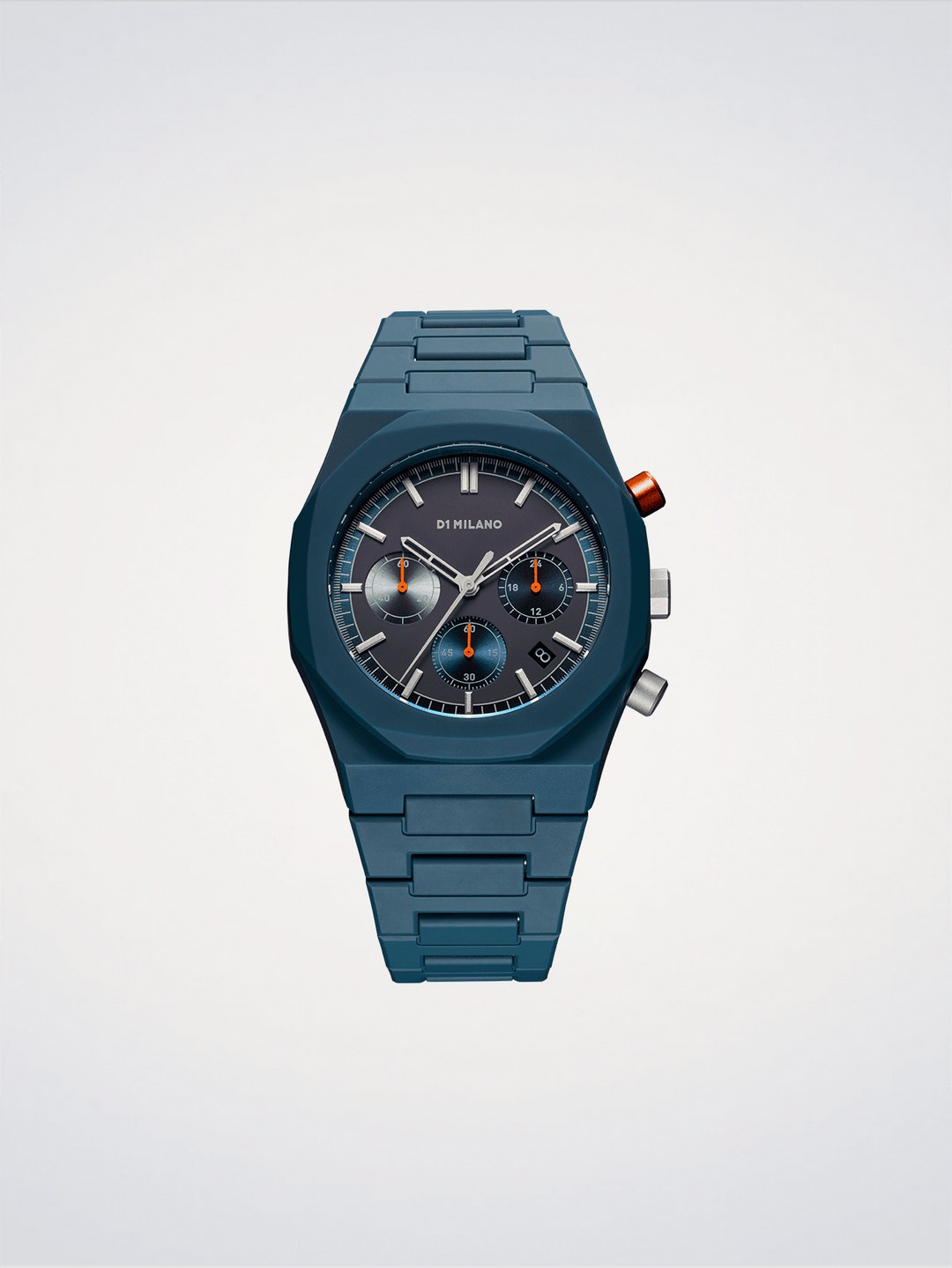 D1 Milano Neptune Bleu Polychrono 40,5 mm D1-PHBJ09