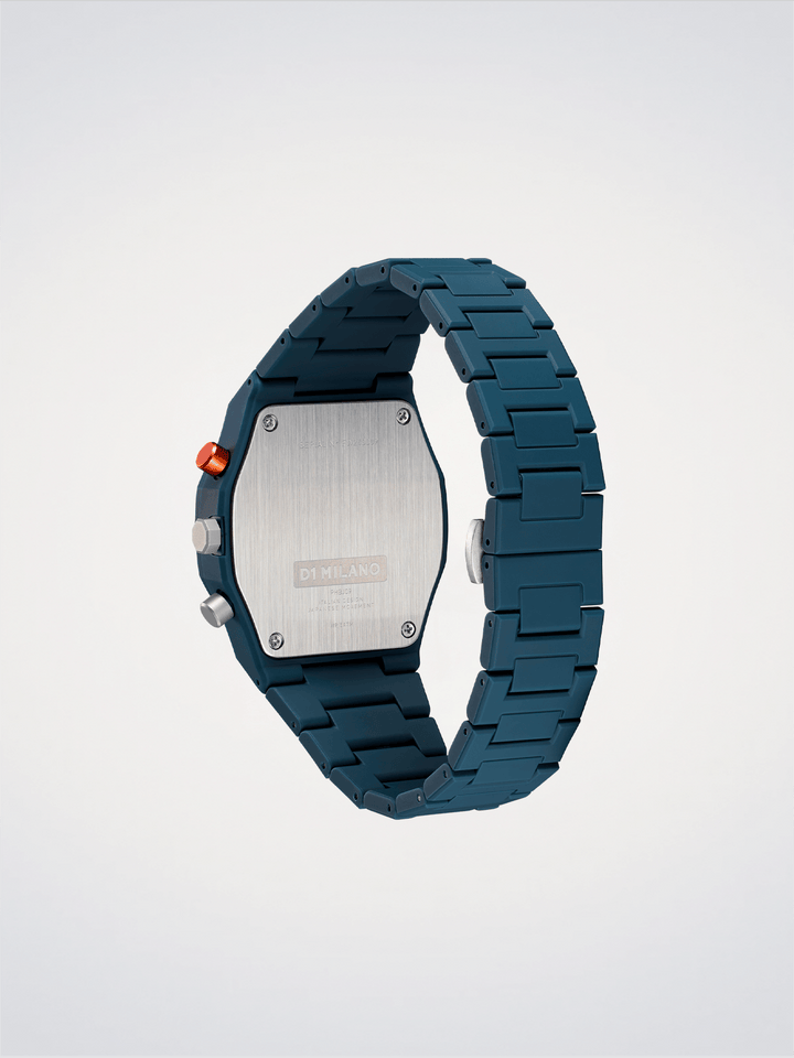 D1 Milano Neptune Bleu Polychrono 40,5 mm D1-PHBJ09