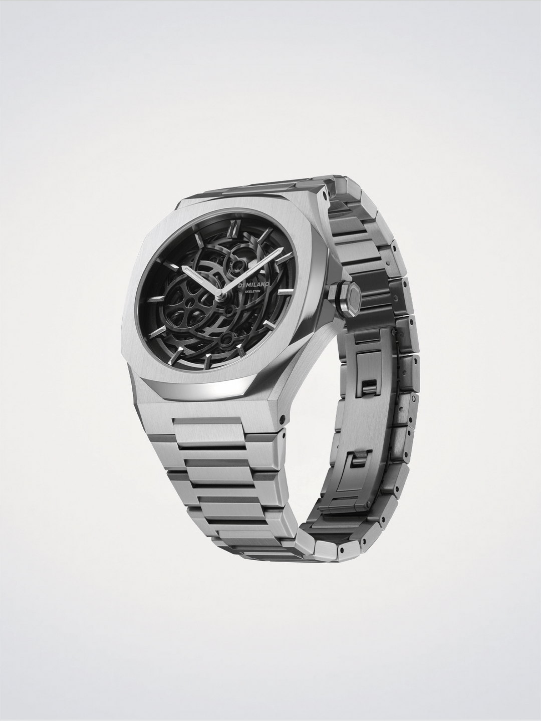 D1 Milano Squelette Argent 41,5 mm D1-SKBJ10