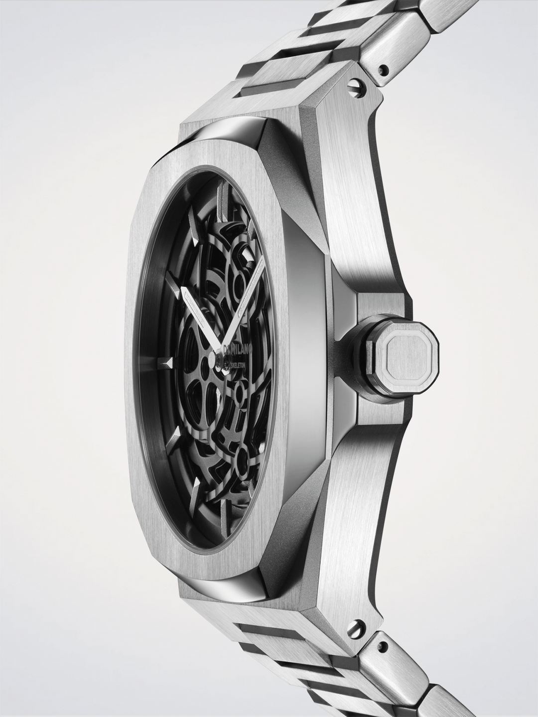 D1 Milano Squelette Argent 41,5 mm D1-SKBJ10