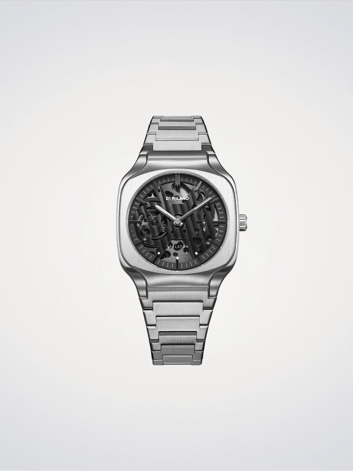 D1 Milano Grey Depth Square Skeleton 37 mm D1-SLBJ01