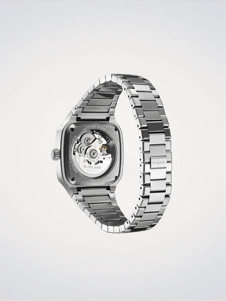 D1 Milano Grey Depth Square Skeleton 37 mm D1-SLBJ01