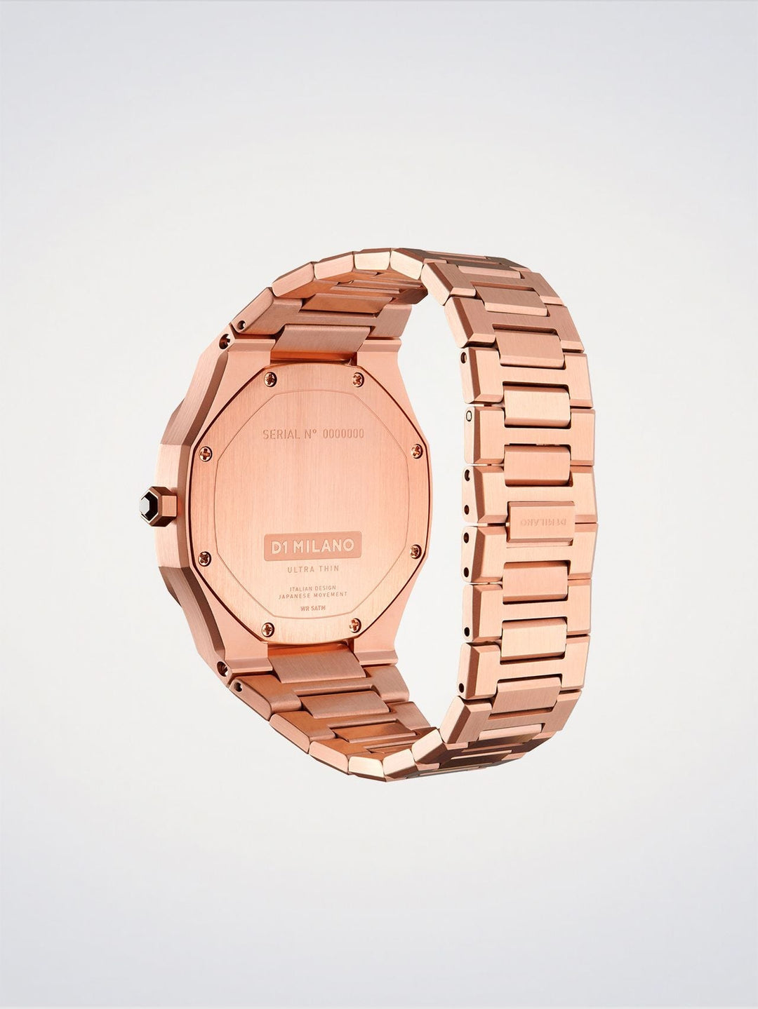 D1 Milano Rose Night Ultra Thin Watch 34mm D1-UTBL06