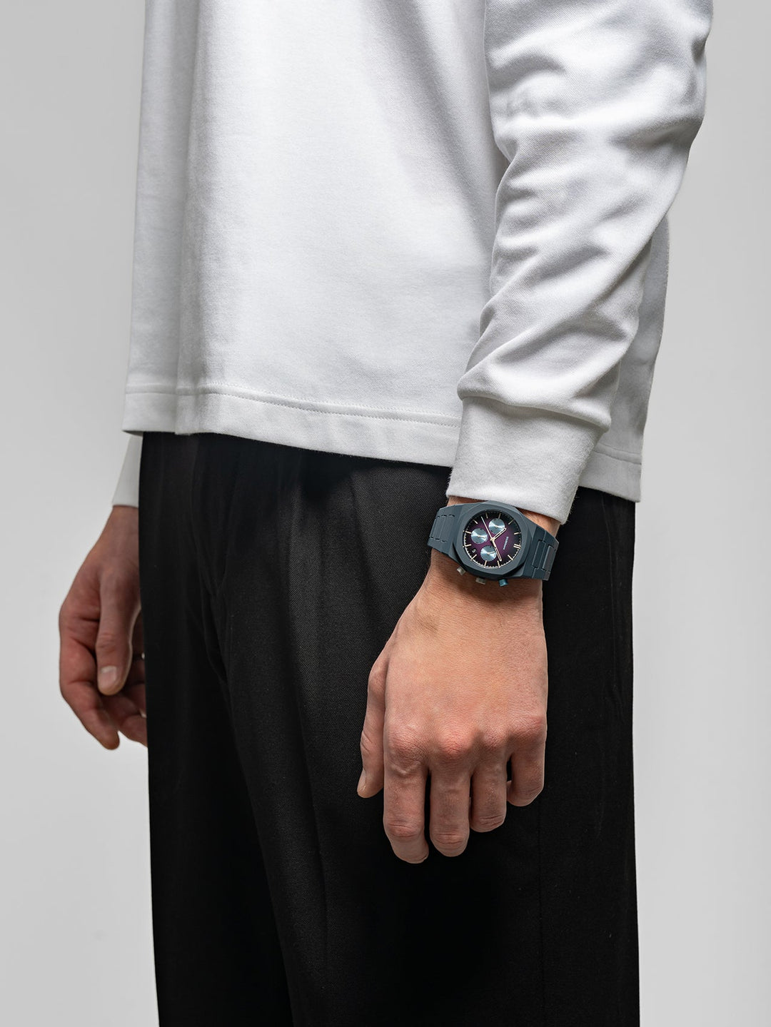 D1 Milano Blue Spectrum Polychrono Watch 40.5 mm D1-PHBJ20