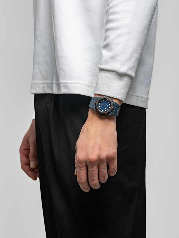 D1 Milano Drift Diver Watch Polycarbon 40.5 mm D1-PDBJ02