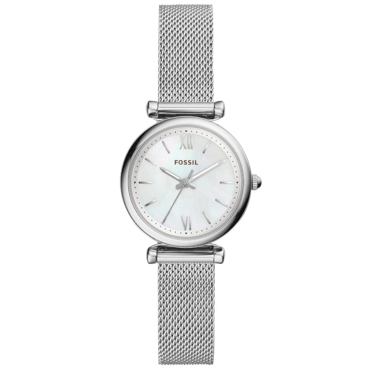 Fossil CARLIE MINI 29mm Madreperper Quartz Steel ES4432