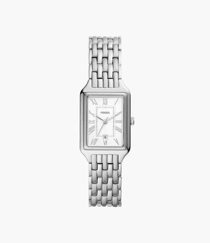 Fossil Uhr Raquel 23mm Silber Quarz Edelstahl ES5221