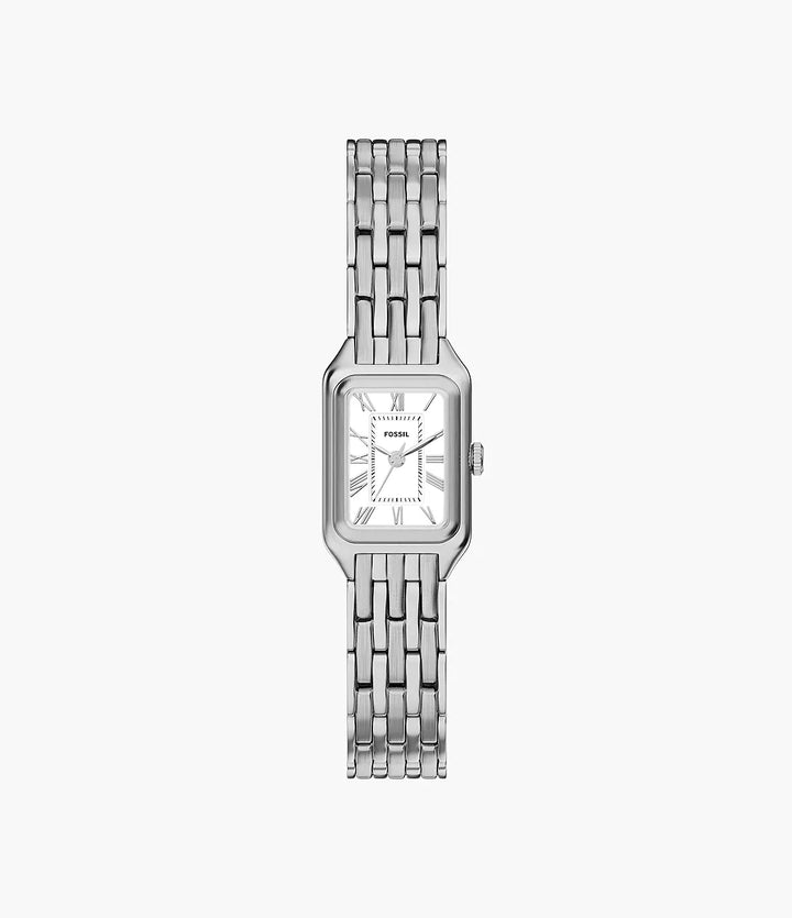 Fossile Uhr Raquel Mini 18 mm Silber Quarzstahl ES5469