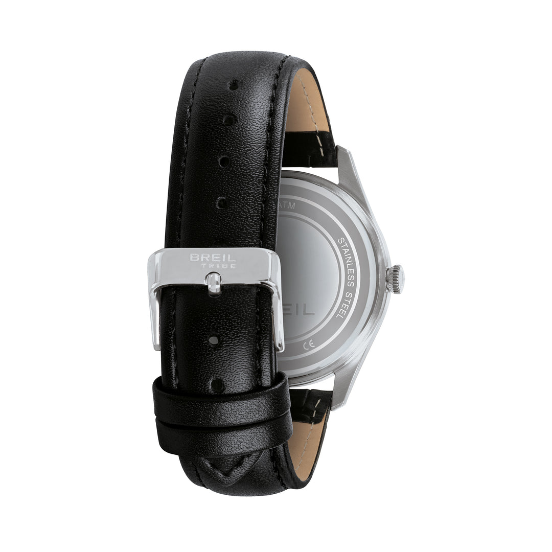 Breil Refine watch 39mm black quartz steel EW0791