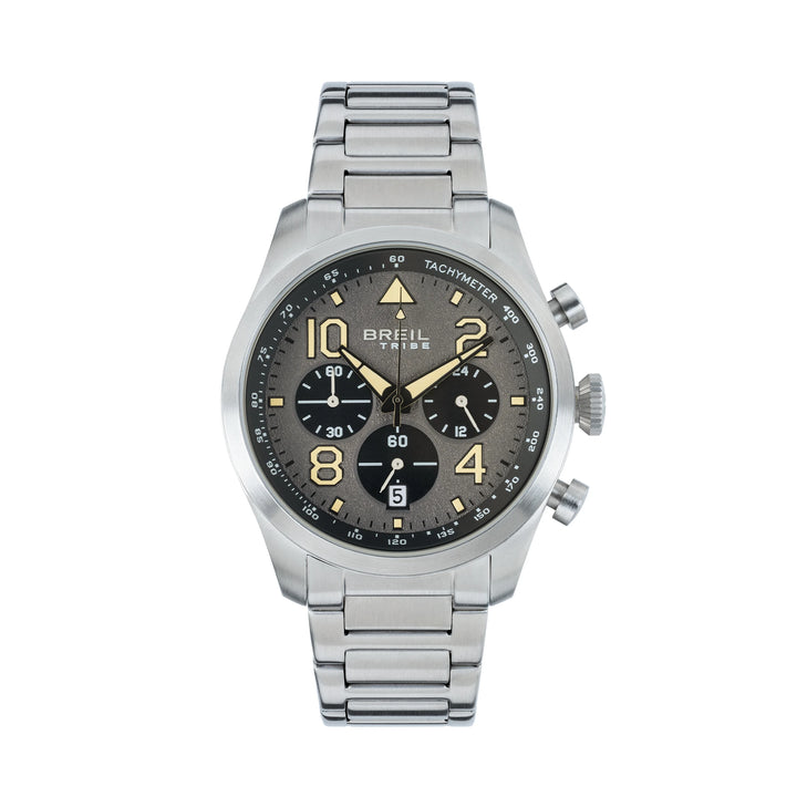 Montre Breil Recon Chrono 42mm acier quartz gris EW0839