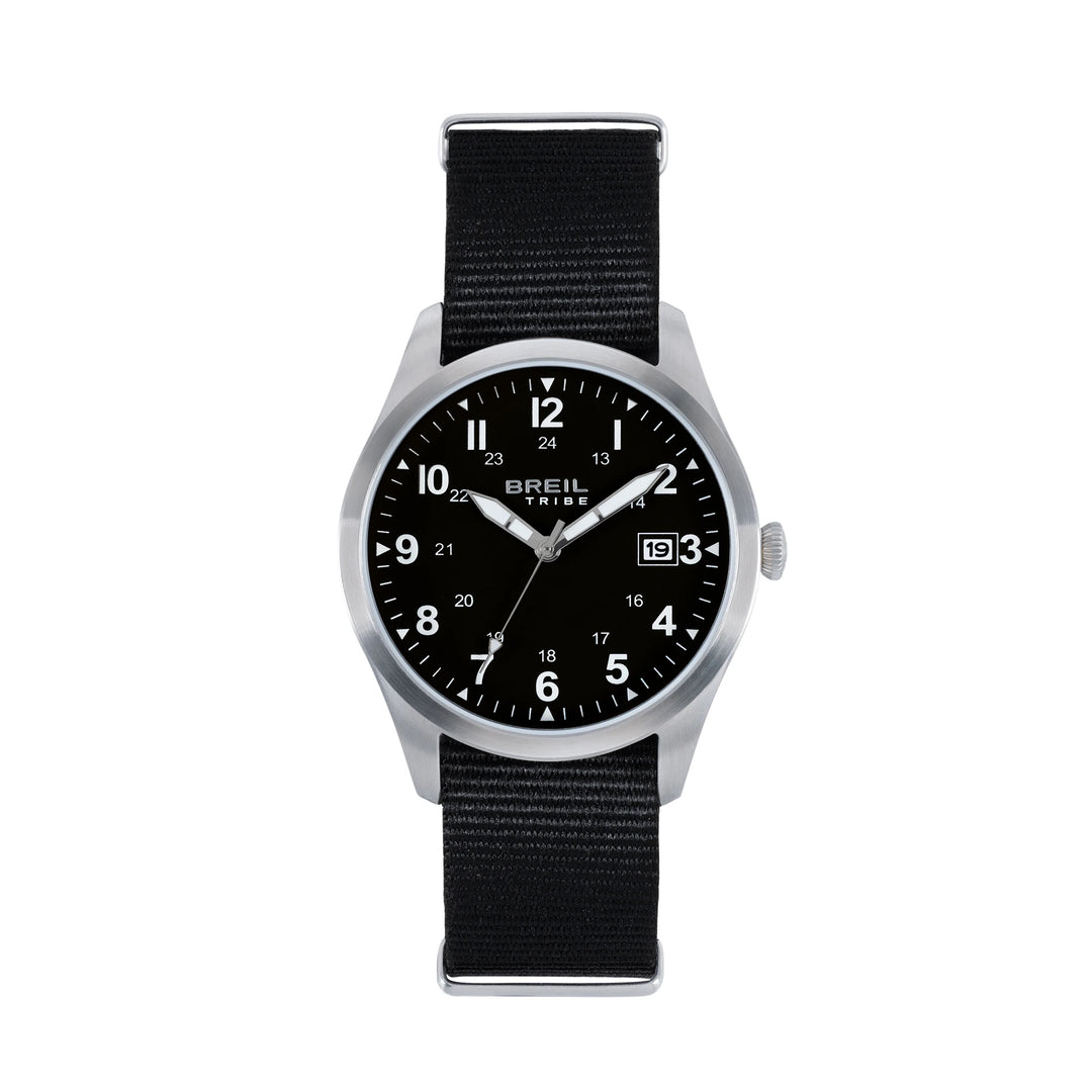 Breil Recon watch 39mm black quartz steel EW0841