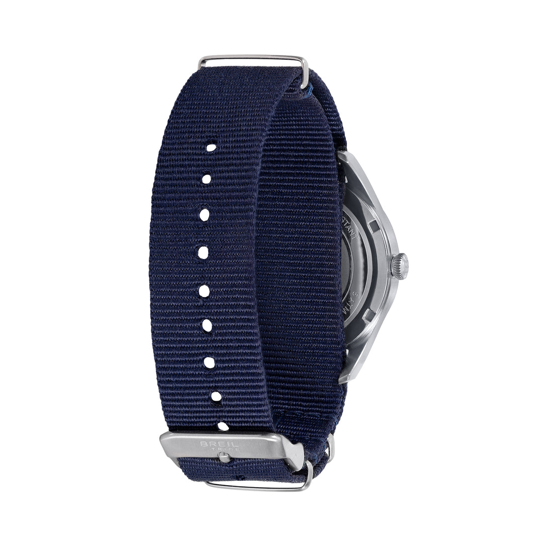 Breil watch Recon 39mm blue quartz steel EW0842
