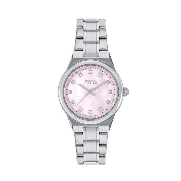 Montre Breil Fidji 30mm acier quartz rose EW0853