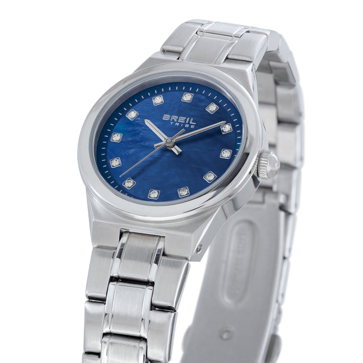 Breil Uhr Fiji 30 mm blauer Quarzstahl EW0854