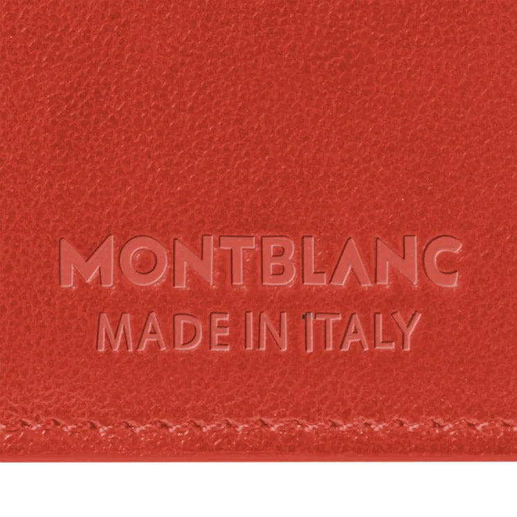 Montblanc Soft Continental nano coral wallet 198009