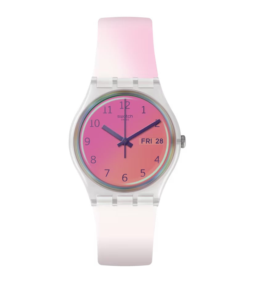 Swatch ultrafushia original clock Gent 34mm GE719