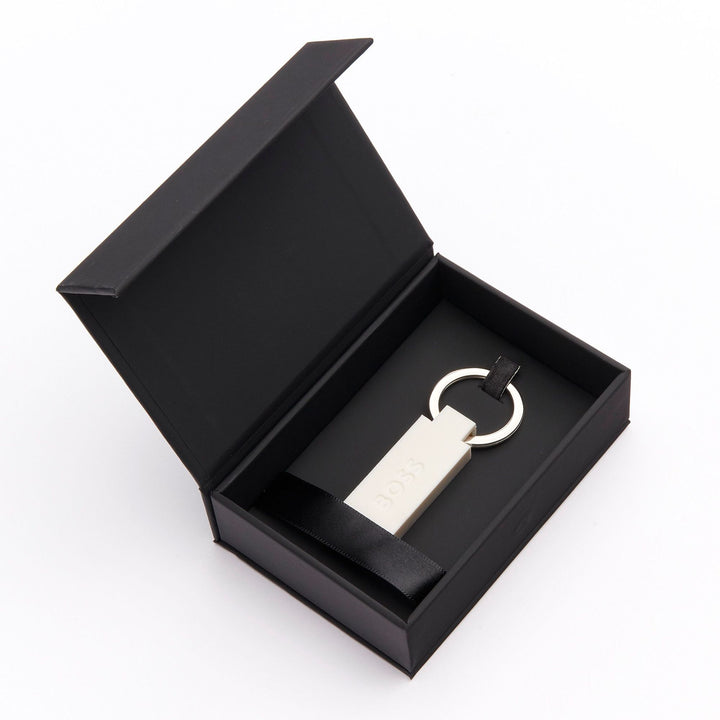 Hugo Boss Keyring Edge Iconic White HAK421W