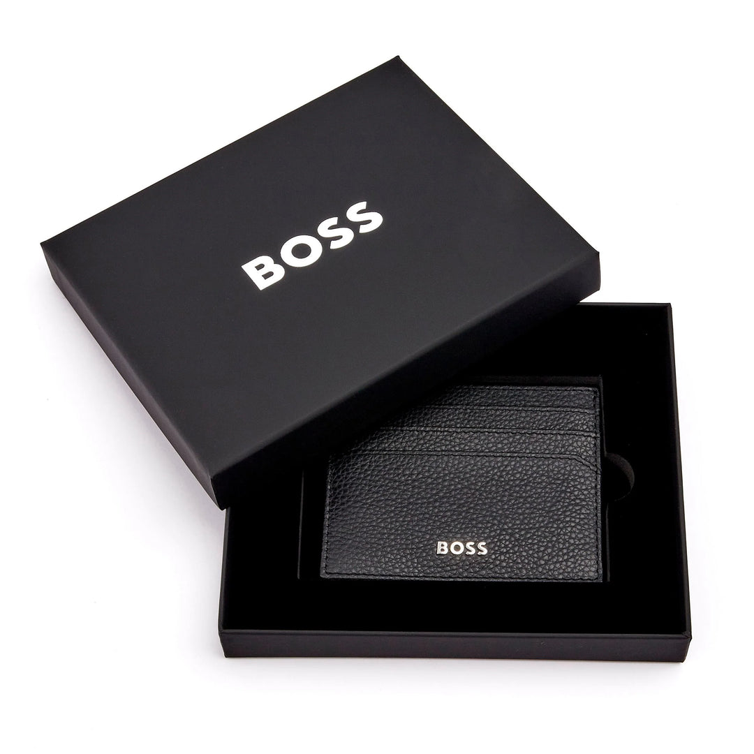 Hugo Boss Porta carte Classico Granulato Nero HLC416A