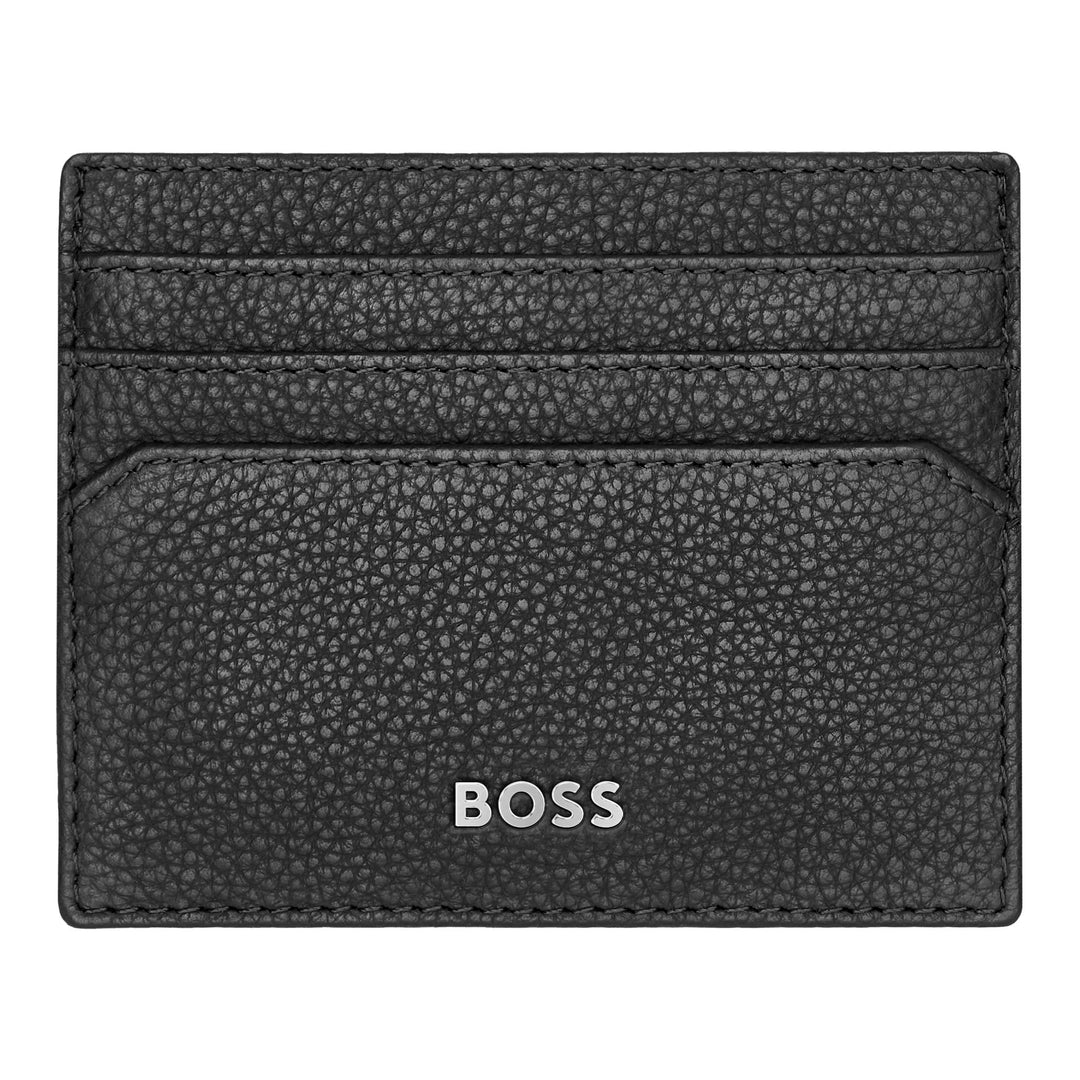 Hugo Boss Porta carte Classico Granulato Nero HLC416A