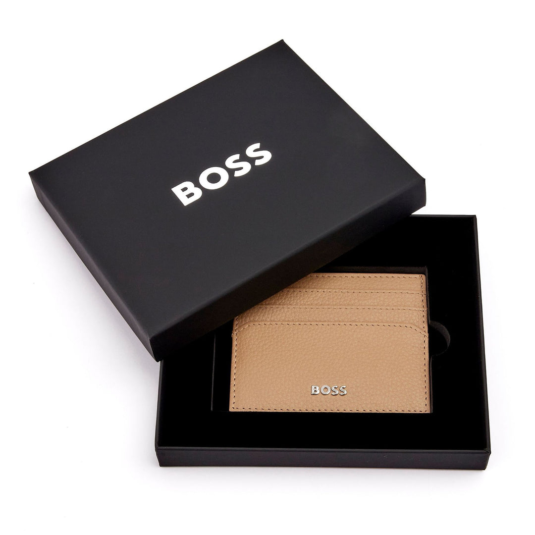 Hugo Boss Porta carte Classico Granato Cammello HLC416X