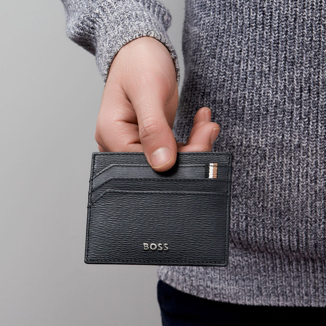 Hugo Boss Iconic Kartenhalter Schwarz HLC421A