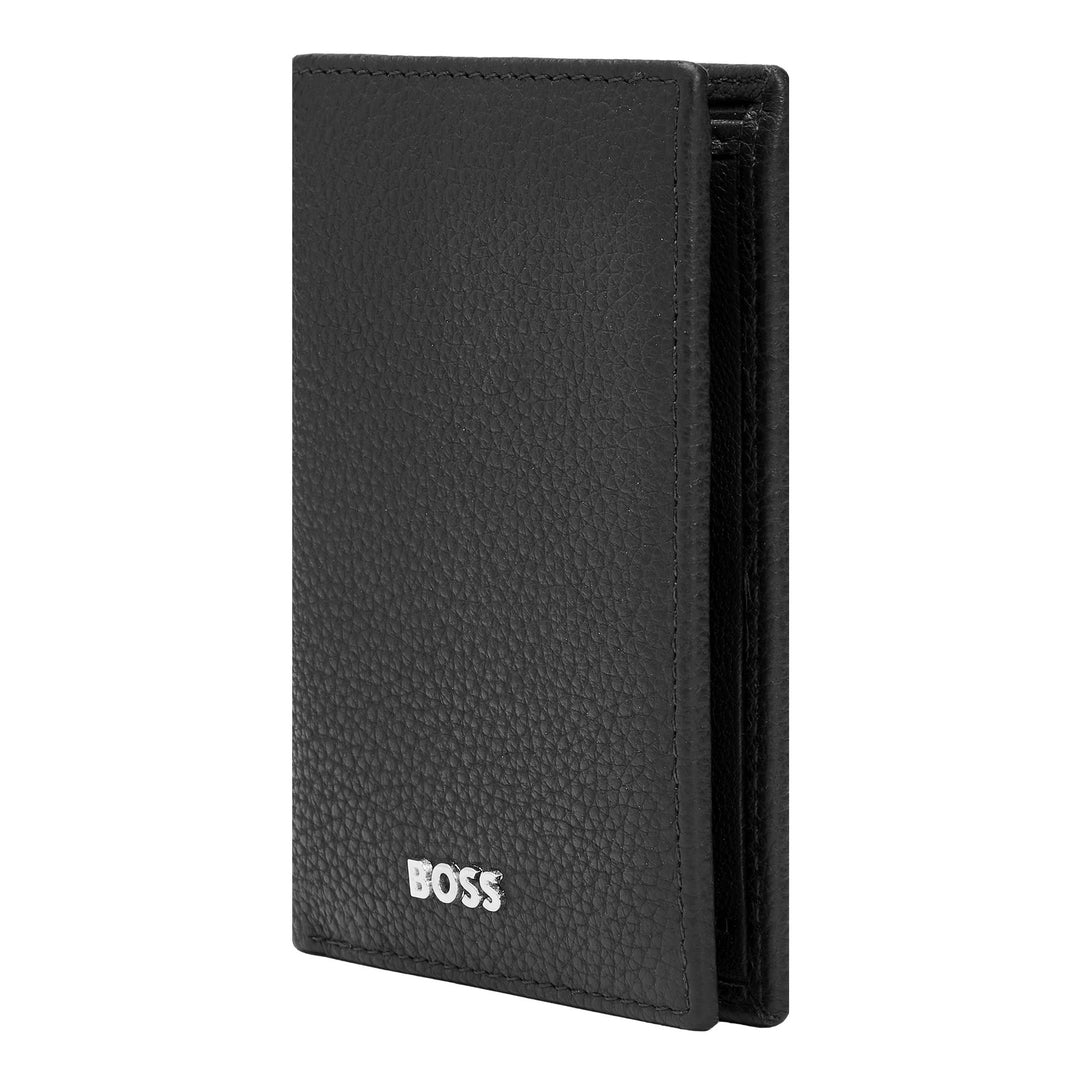 Hugo Boss Card Cards Folding Classic Grained Black Hle416a