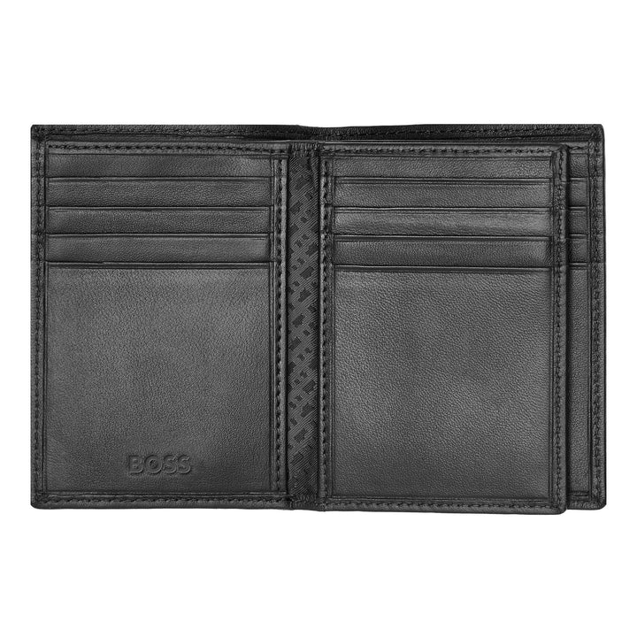Hugo Boss Trifold Kartenhalter Classic Smooth Black HLF403A