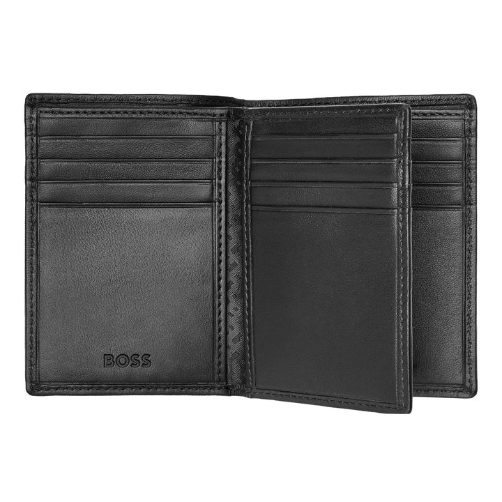 Hugo Boss Trifold Kartenhalter Classic Smooth Black HLF403A