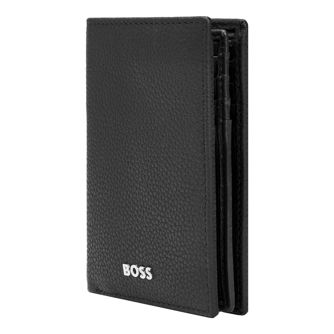 Hugo Boss Halter Triufold Card Classic Granulato Black HLF416a