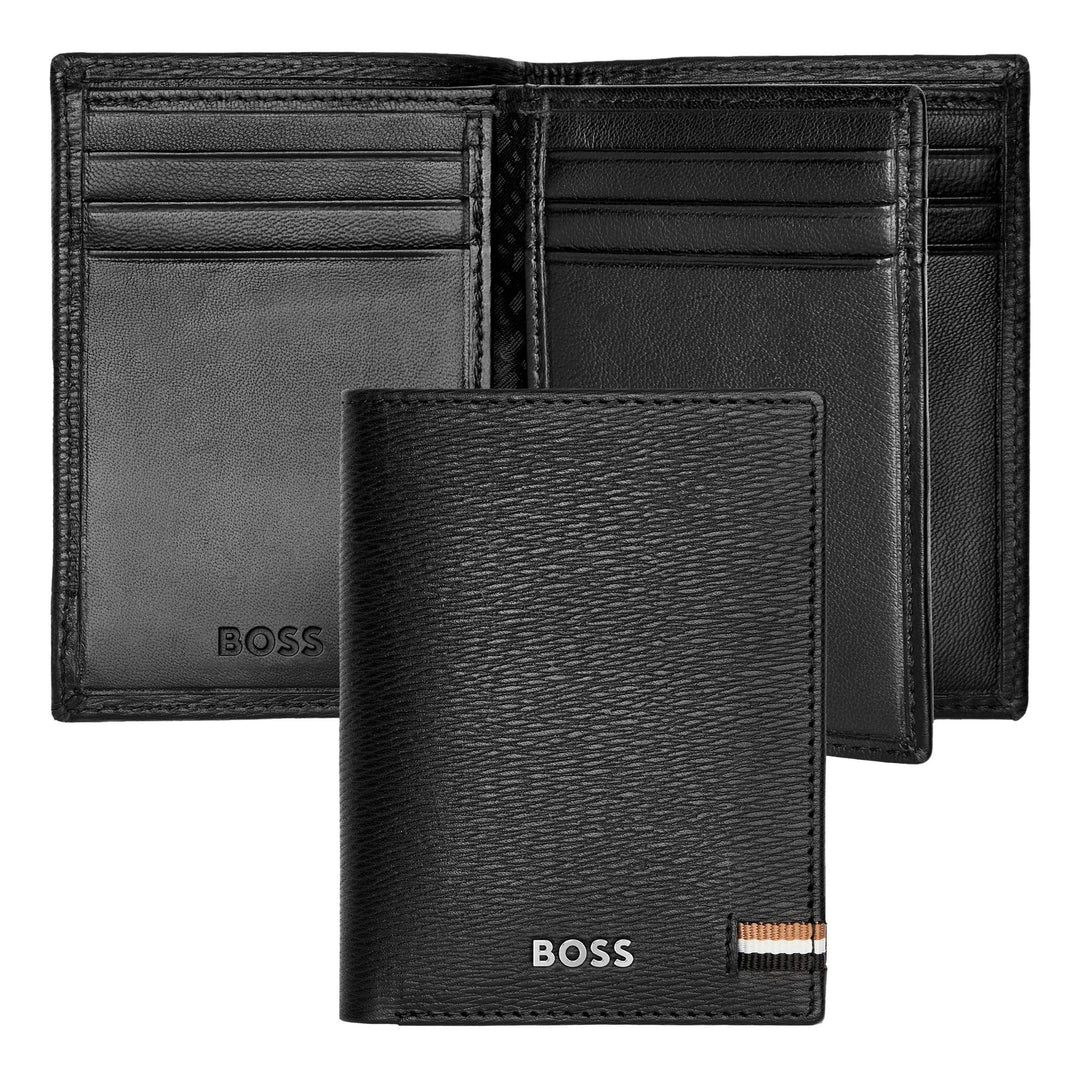 Hugo Boss Iconic Trifold Kartenhalter Schwarz HLF421A