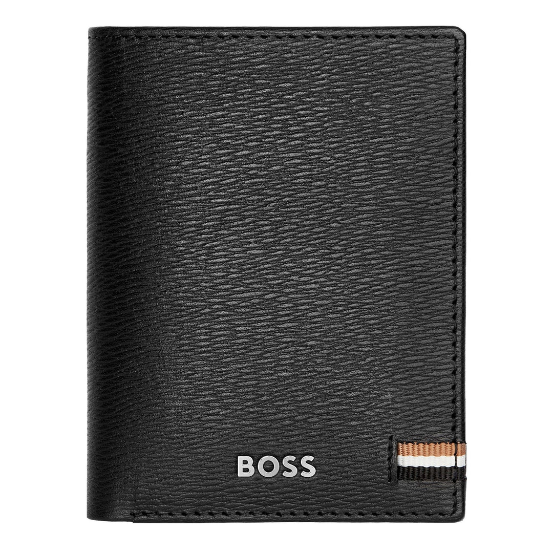 Hugo Boss Iconic Trifold Kartenhalter Schwarz HLF421A