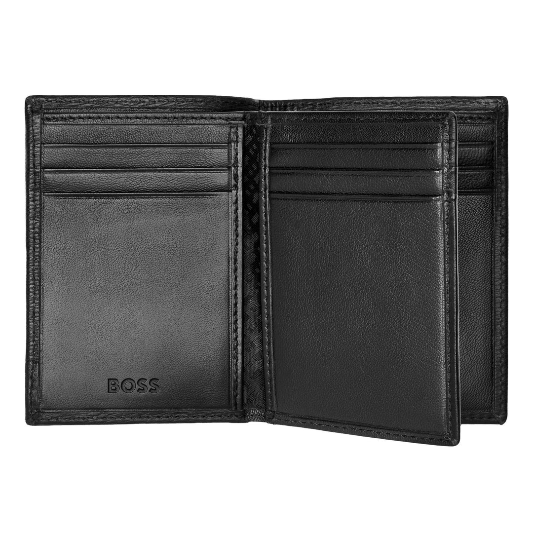 Hugo Boss Iconic Trifold Kartenhalter Schwarz HLF421A