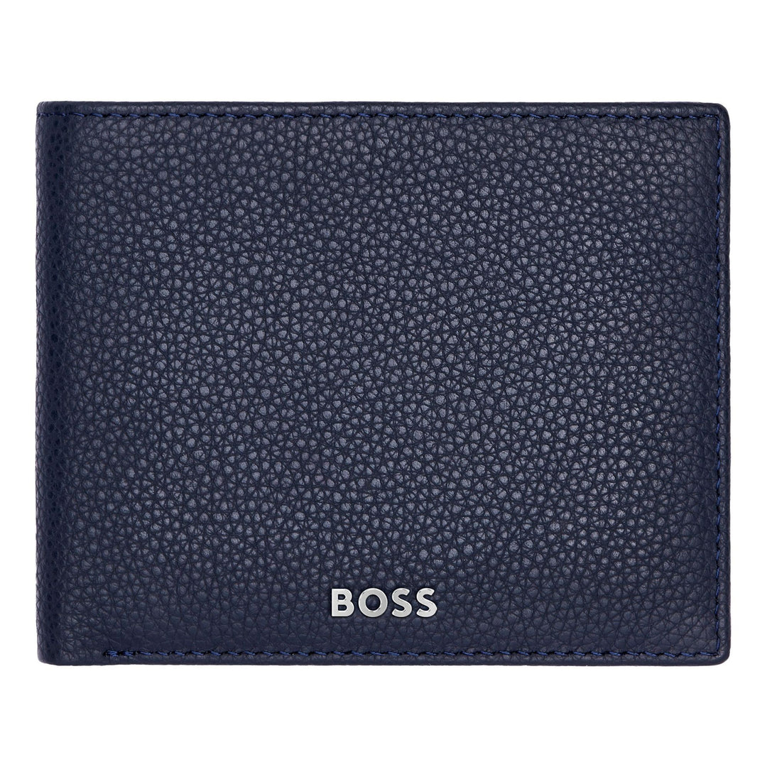 Hugo Boss Classic Grained Navy Geldbrieftasche HLM416N