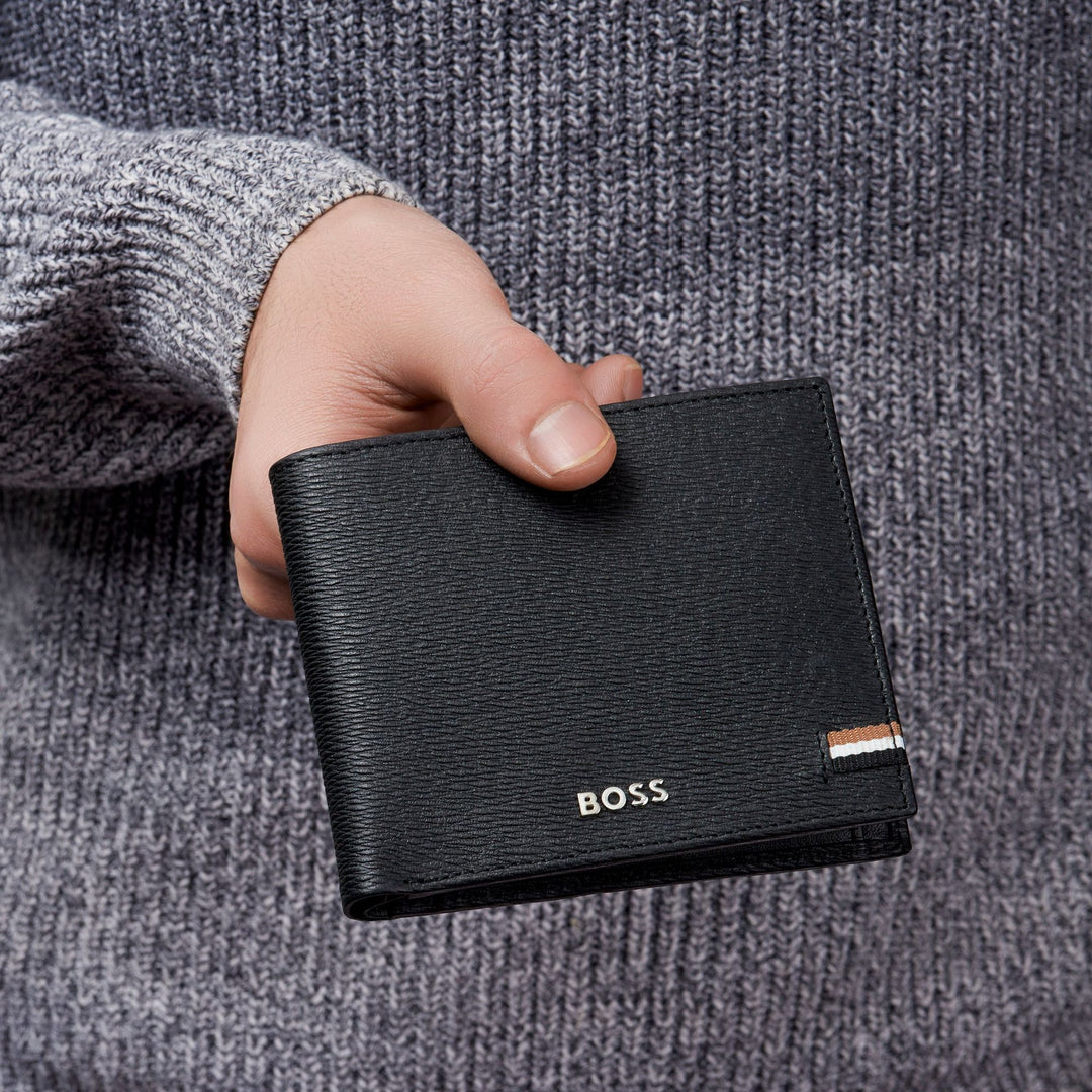 Portefeuille Hugo Boss Iconic Noir HLM421A