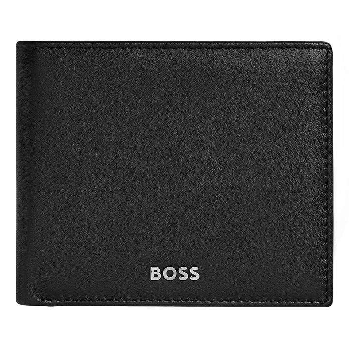 Hugo Boss Classic Smooth Flap Money Wallet Black HLN403A