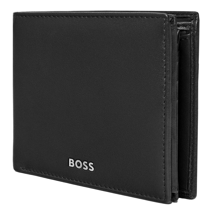 Hugo Boss Classic Smooth Flap Money Wallet Black HLN403A