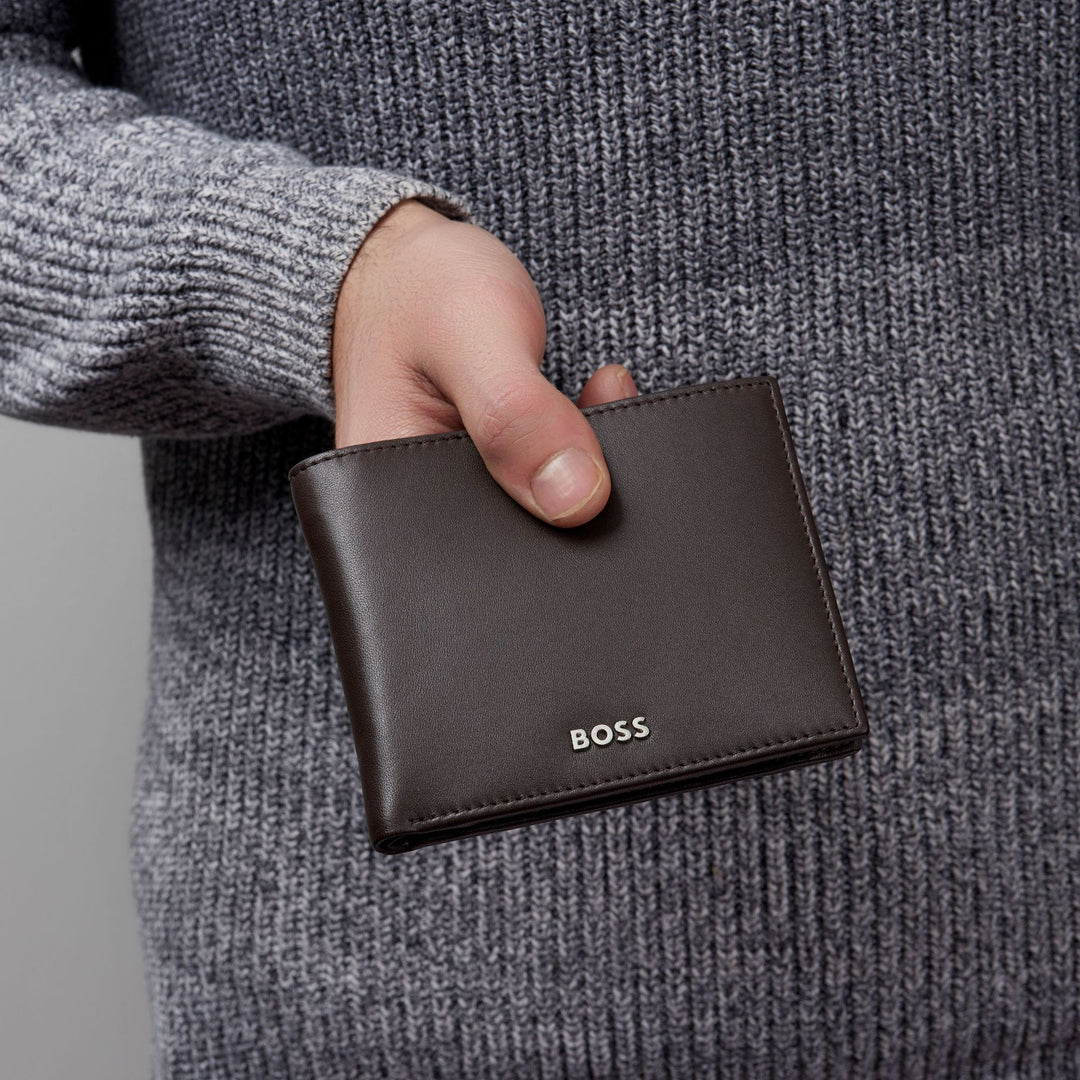 Hugo Boss Geldbrieftasche mit Klappe Classic Smooth Brown HLN403Y