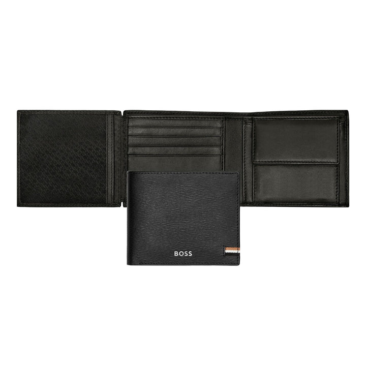 Hugo Boss Geldbrieftasche mit Klappe Iconic Black HLN421A
