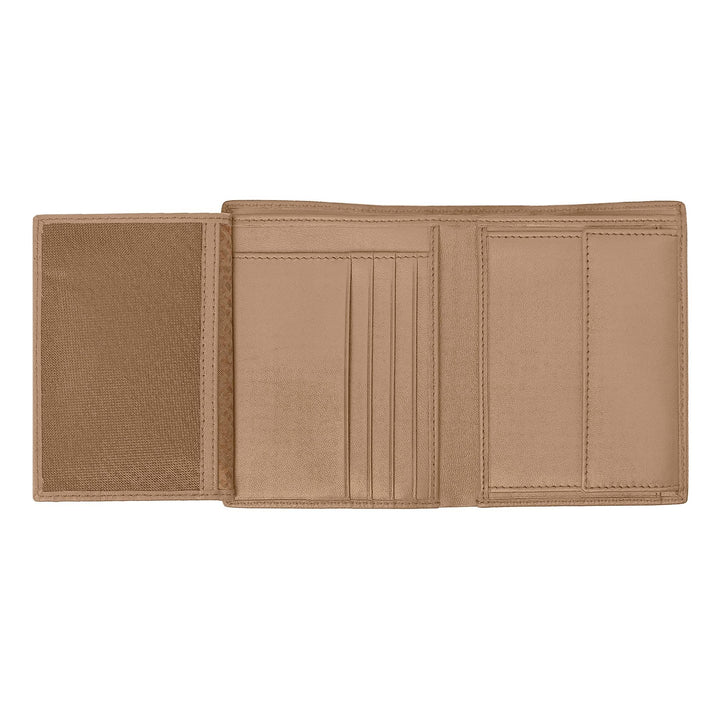 Hugo Boss Vertikale Geldbörse mit Klappe Classic Granulated Camel HLO416X