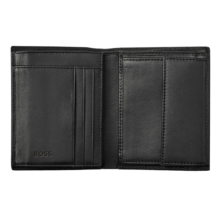 Hugo Boss Portefeuille vertical à rabat Iconic Black HLO421A