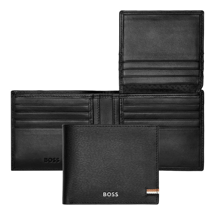 Hugo Boss Flap Wallet Iconic Schwarz HLY421A