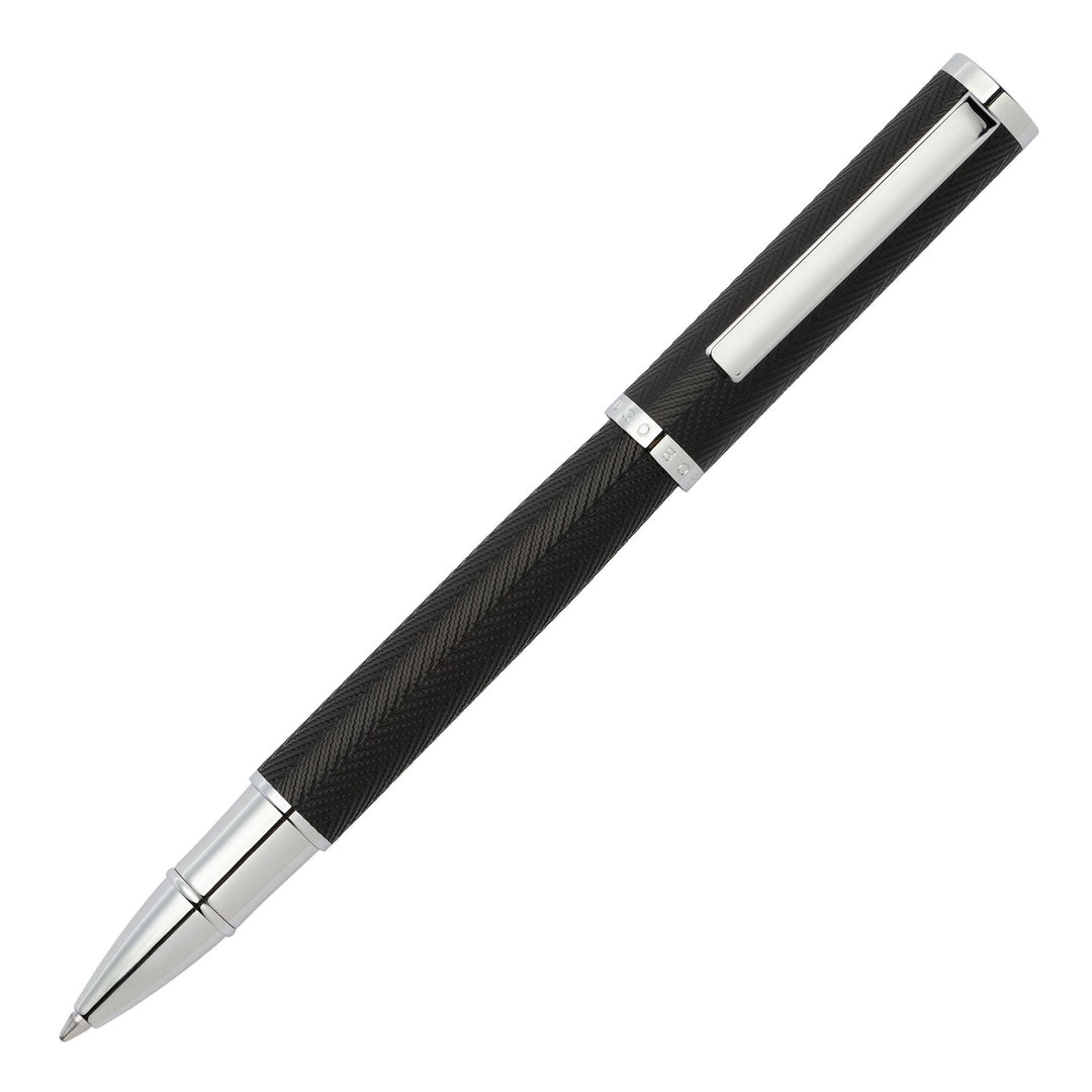 Hugo Boss Penna a sfera Formation Herringbone Chrome HSI1065B