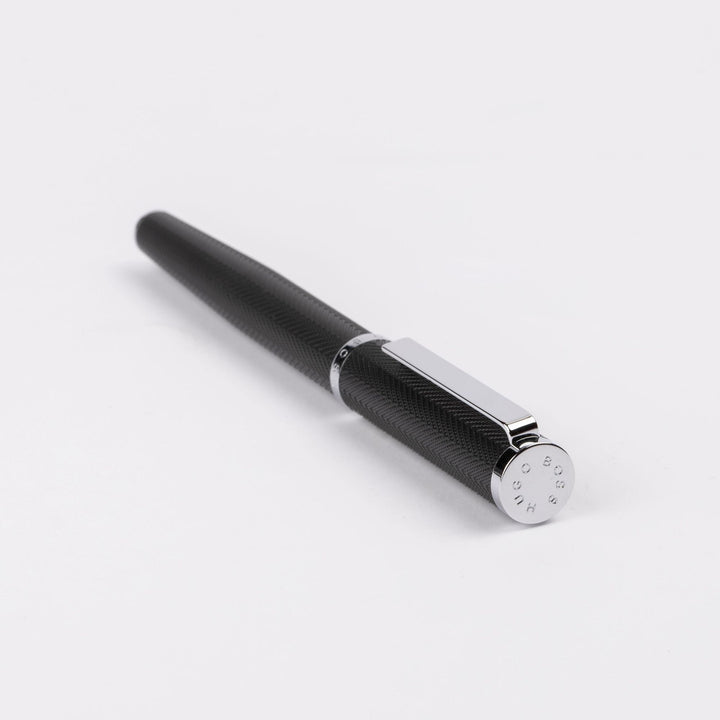 Hugo Boss Penna a sfera Formation Herringbone Chrome HSI1065B