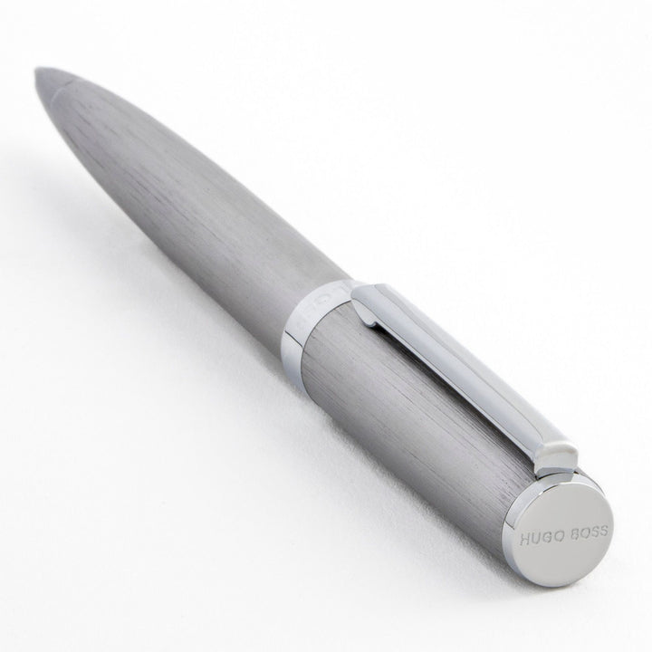 Stylo à bille Hugo Boss Gear Chrome brossé HSK4414B