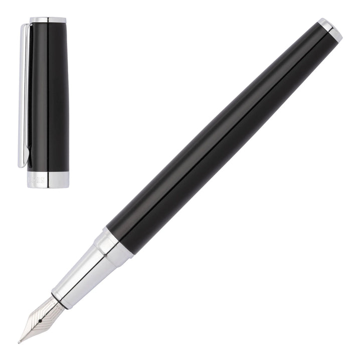 Hugo Boss Penna stilografica Gear Icon Nero HSN2542A