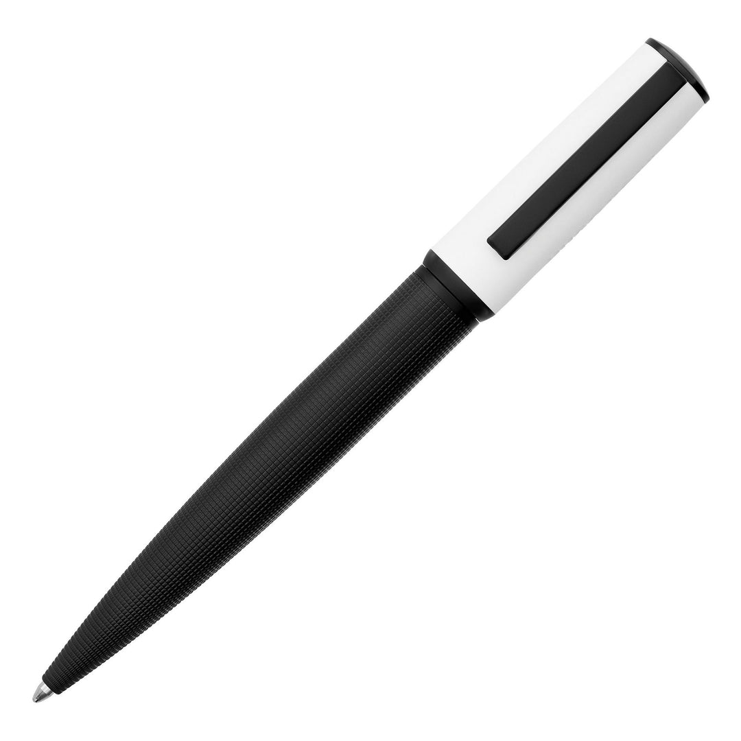 Hugo Boss Stylo bille Arche Iconic Blanc HSQ4744F