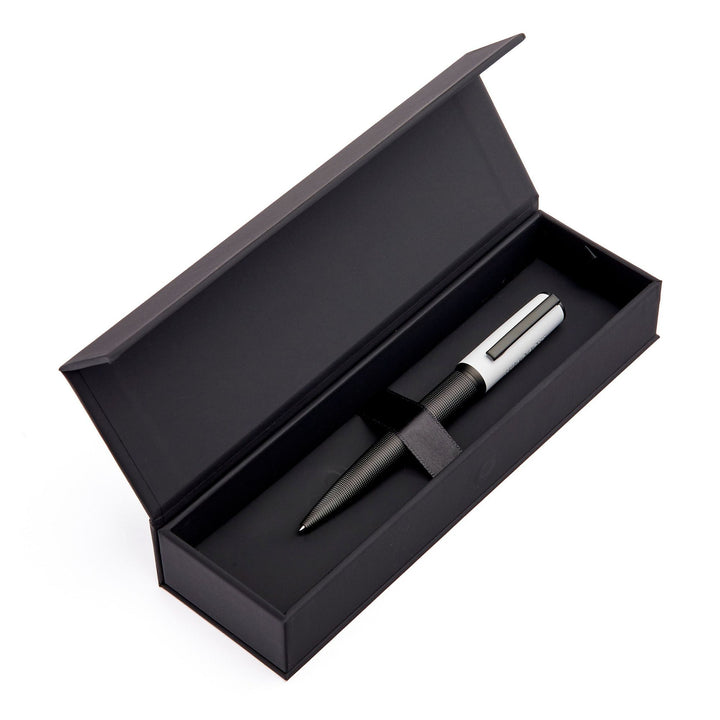 Hugo Boss Stylo bille Arche Iconic Blanc HSQ4744F